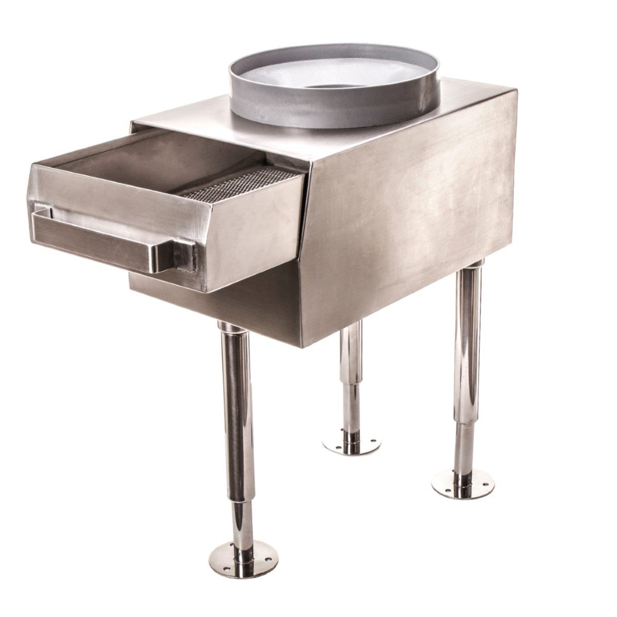 The Drain Strainer Crown Adapter Right View Drawer Out Protect Commercial Sink