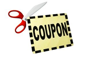 The Drain Strainer Coupon Code clip art of scissors cutting out a coupon